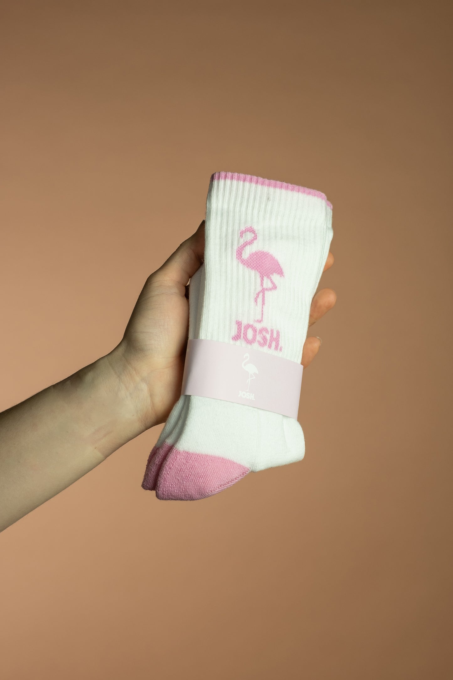 JOSH. Socken "Flamingo"