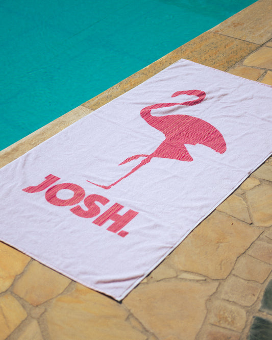 JOSH. Badetuch "Flamingo"