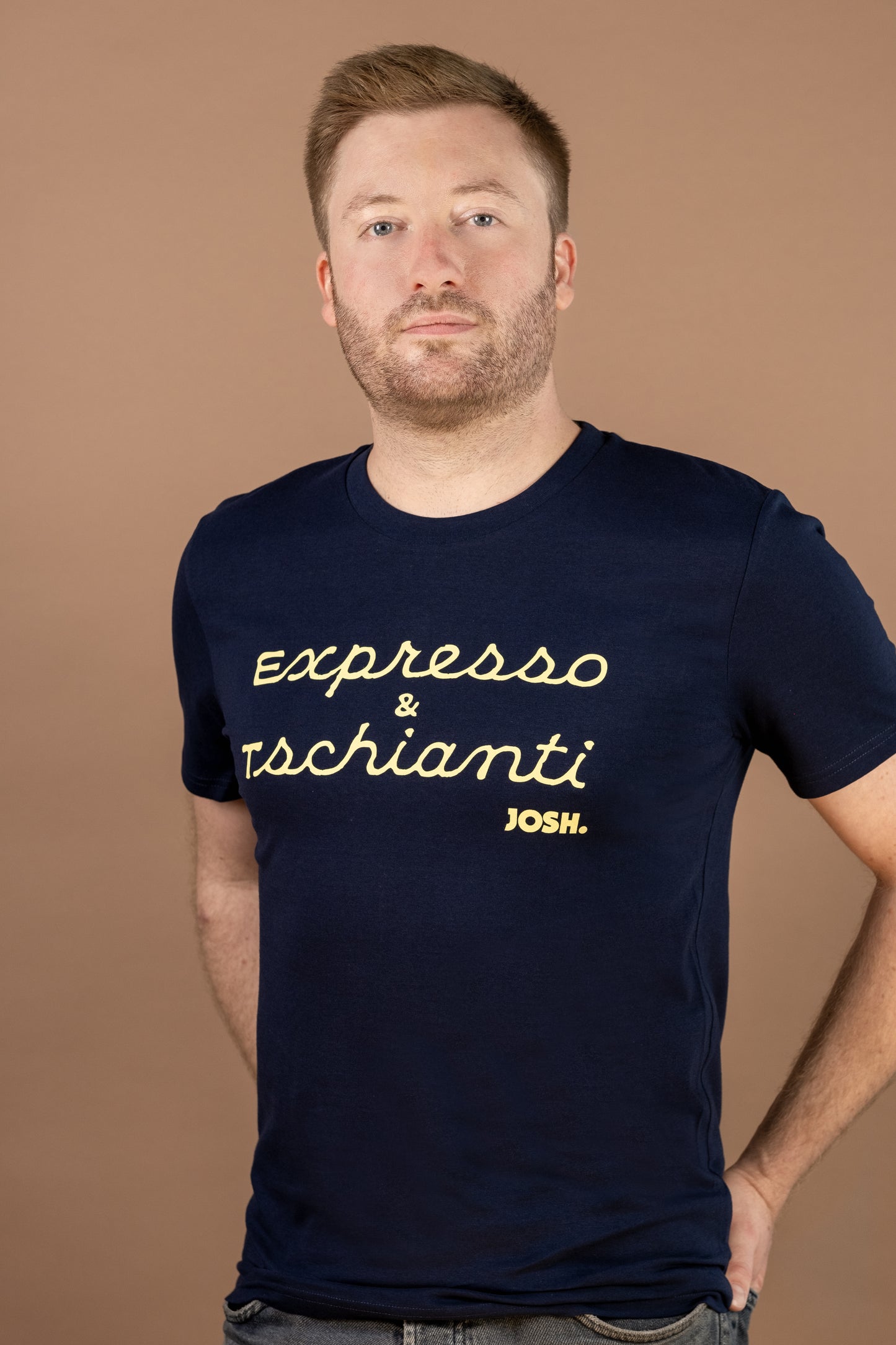 JOSH. T-Shirt "Expresso & Tschianti"