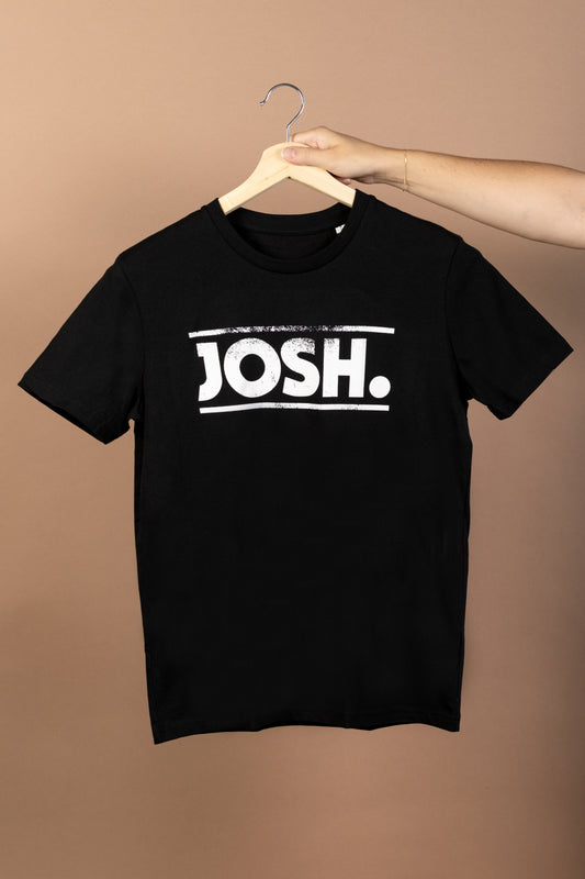 JOSH. T-Shirt "Josh." (schwarz)