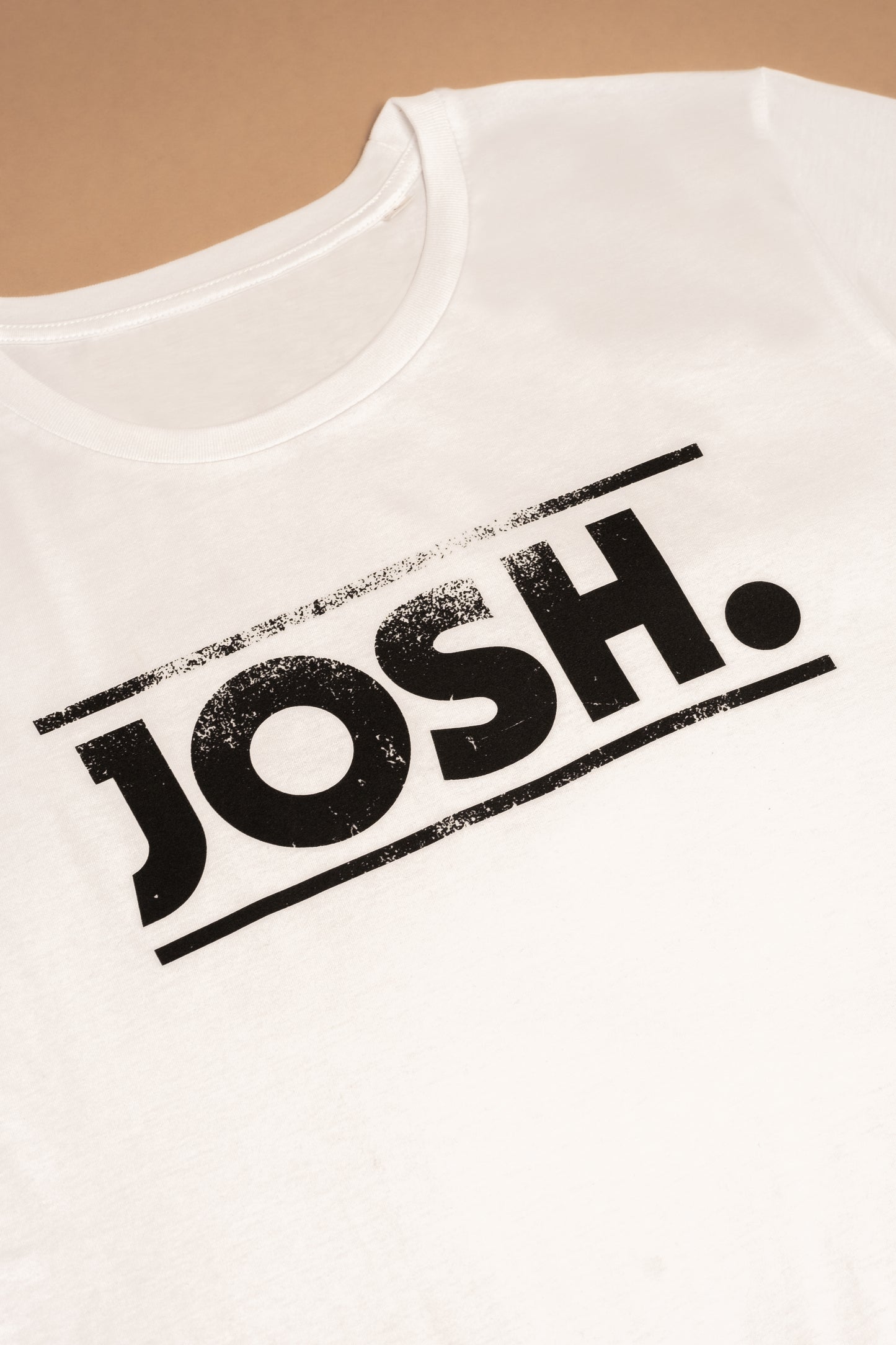 JOSH. Girlie-Shirt "Josh." (weiß)