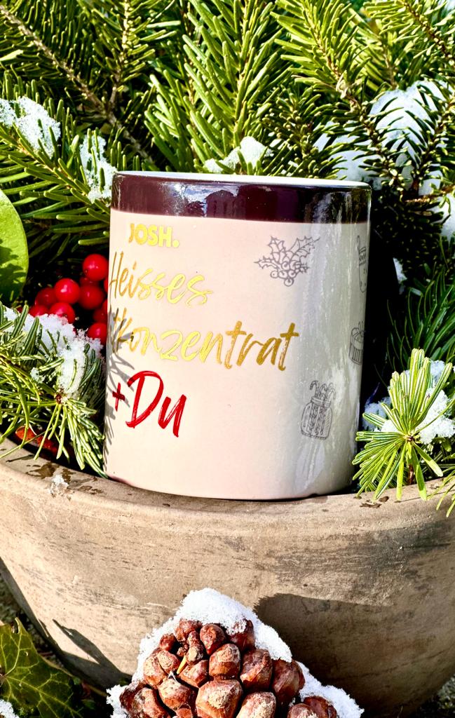 JOSH. Glühweinhäferl "Heißes Fruchtkonzentrat + du"