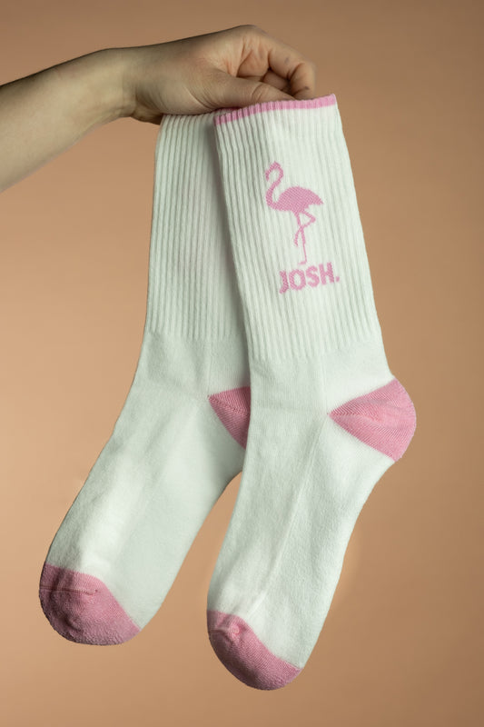 JOSH. Socken "Flamingo"