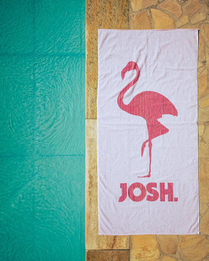 JOSH. Badetuch "Flamingo"