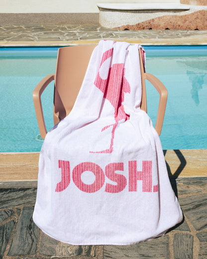 JOSH. Badetuch "Flamingo"