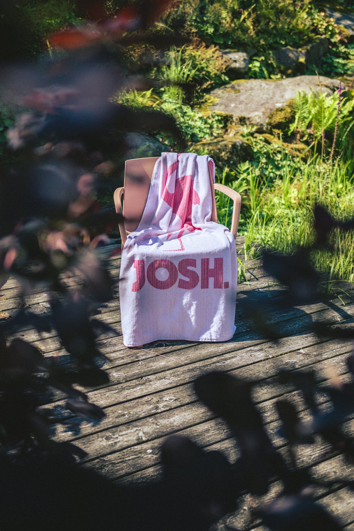JOSH. Badetuch "Flamingo"