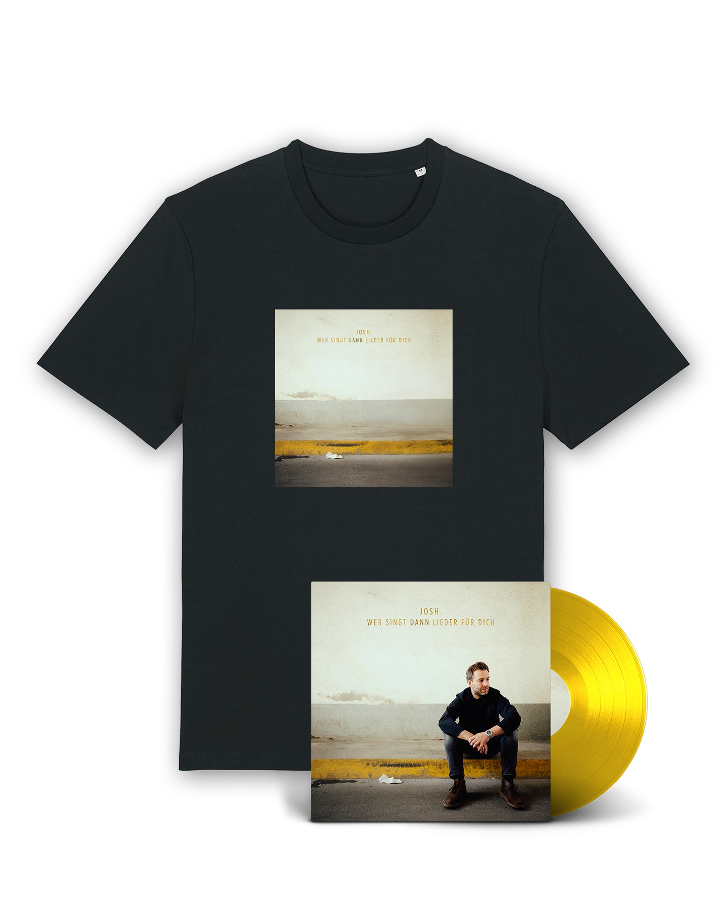JOSH. LP & T-Shirt Bundle  "Wer singt dann Lieder für Dich" VORBESTELLUNG