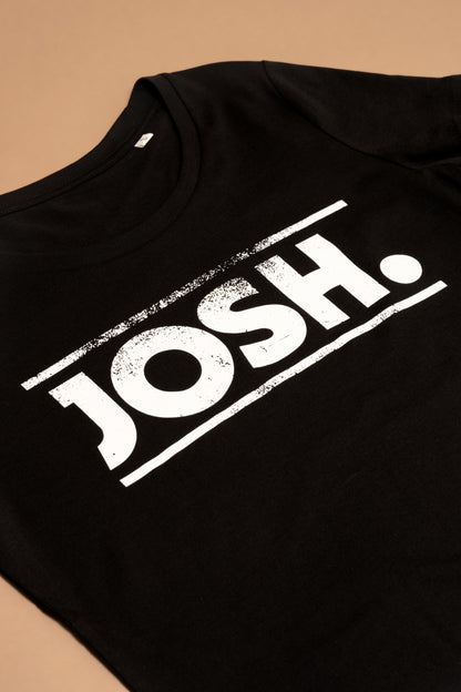 JOSH. T-Shirt "Josh." (schwarz)