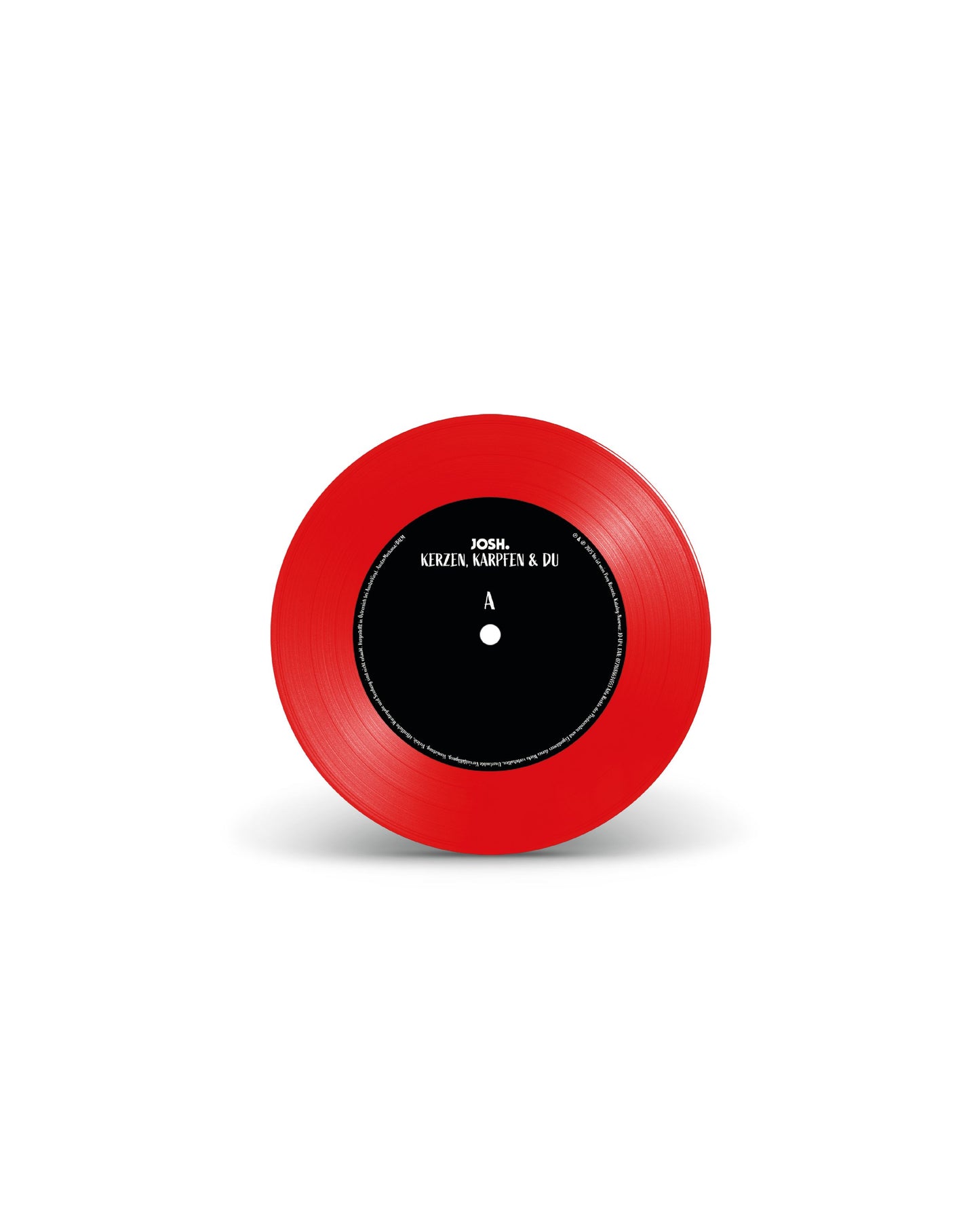 JOSH. "Kerzen, Karpfen & Du (live aus der Wiener Stadthalle)" - limitierte 7" Single auf rotem Vinyl