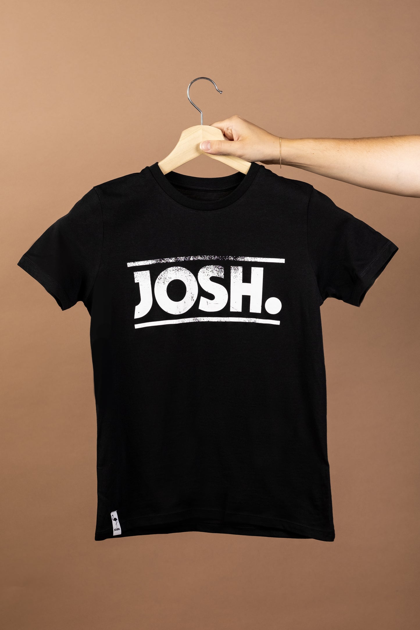 JOSH. Kinder-Shirt "Josh." (schwarz)