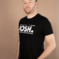 JOSH. T-Shirt "Josh." (schwarz)