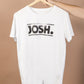 JOSH. Girlie-Shirt "Josh." (weiß)